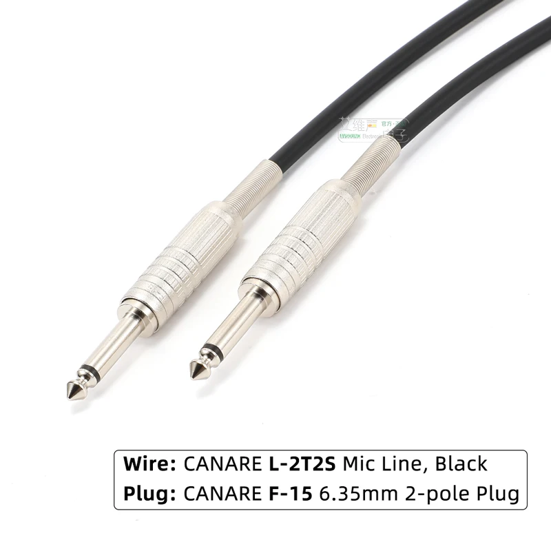 CANARE Jack 6.35 Male to 6.35 Male Guitar Cable 2 Pole Mono Phone Plug L-2T2S Audio Line for Electronic Organ Mixer Amplifier
CANARE Jack 6.35 Male to 6.35 Male Guitar Cable 2 Pole Mono Phone Plug L-2T2S Audio Line for Electronic Organ Mixer Amplifier