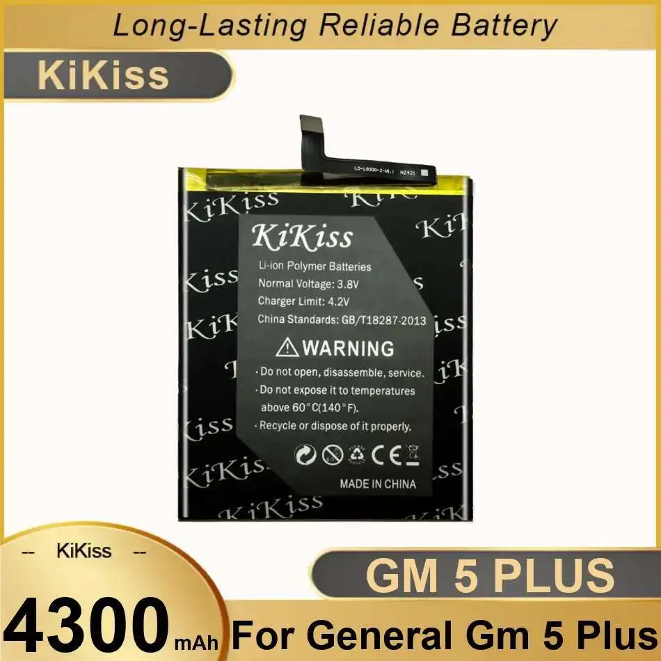 Reliable Power Mobile Phone Battery For General GM 5 Plus High-Efficiency 4300Mah
Reliable Power Mobile Phone Battery For General GM 5 Plus High-Efficiency 4300Mah