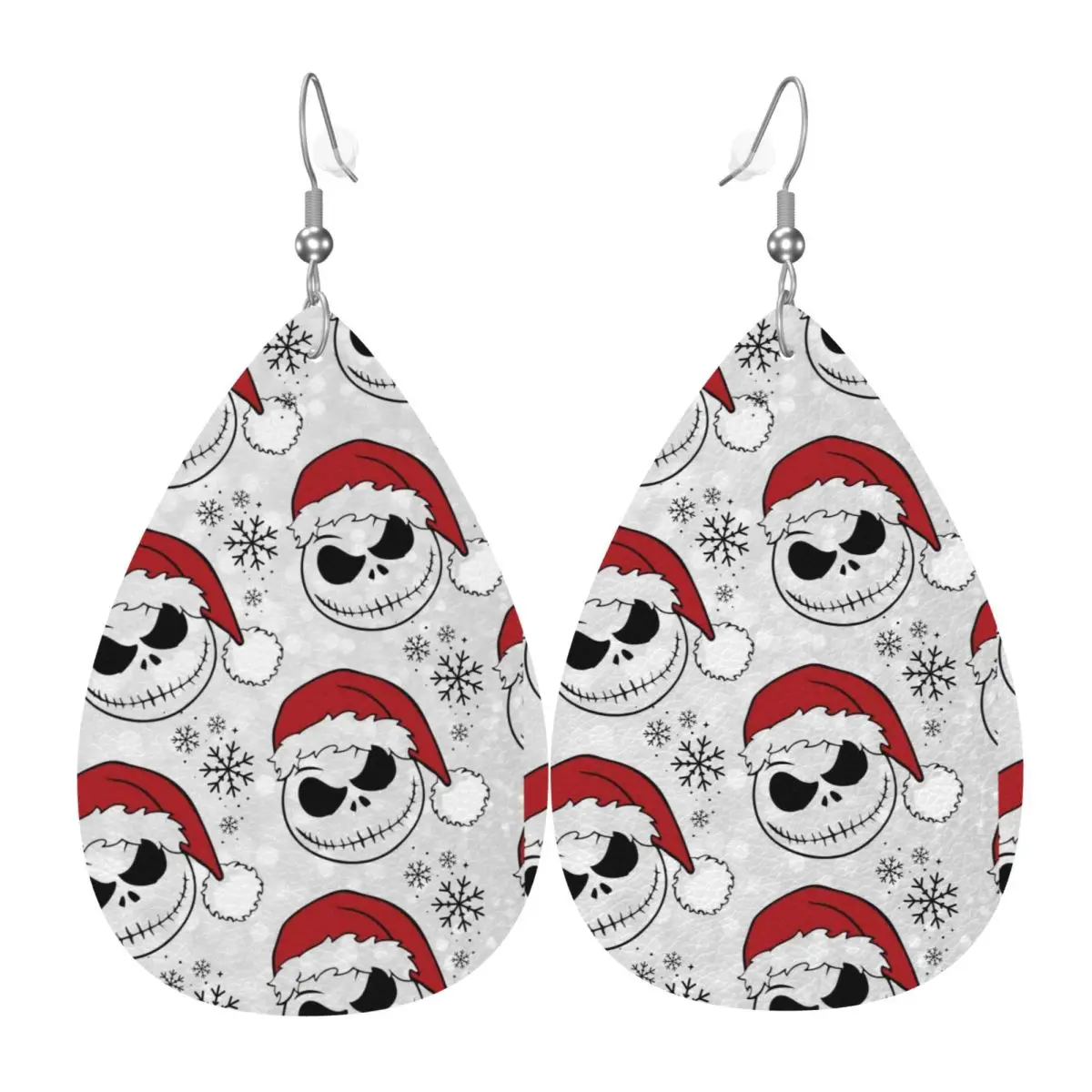 Серьги-подвески на заказ, в форме капли, из ПВХ-кожи, с изображением Джека Скеллингтона, для подарков, изящные украшения
Серьги-подвески на заказ, в форме капли, из ПВХ-кожи, с изображением Джека Скеллингтона, для подарков, изящные украшения