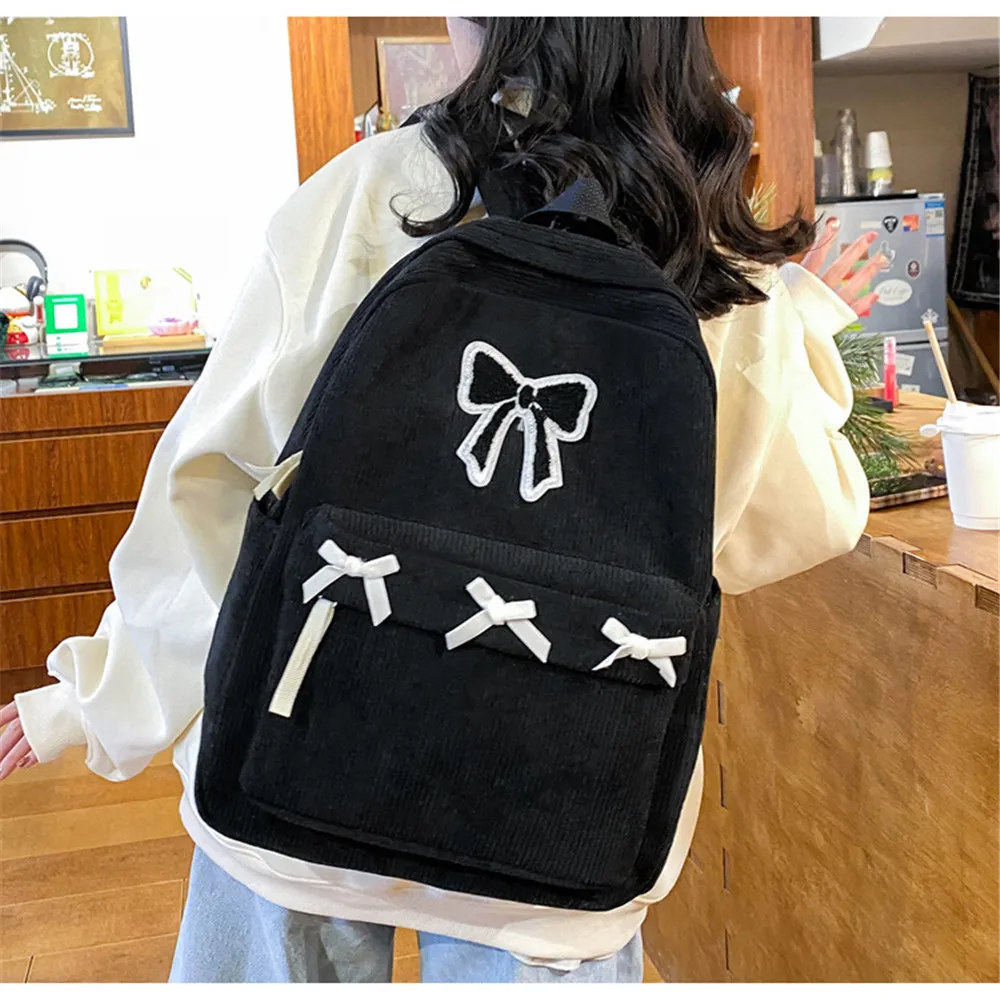 Simple Large Capacity Backpack Cute Student Schoolbag Fashionable and Versatile Casual Bookbags School Bag Bowknot Backpack
Simple Large Capacity Backpack Cute Student Schoolbag Fashionable and Versatile Casual Bookbags School Bag Bowknot Backpack