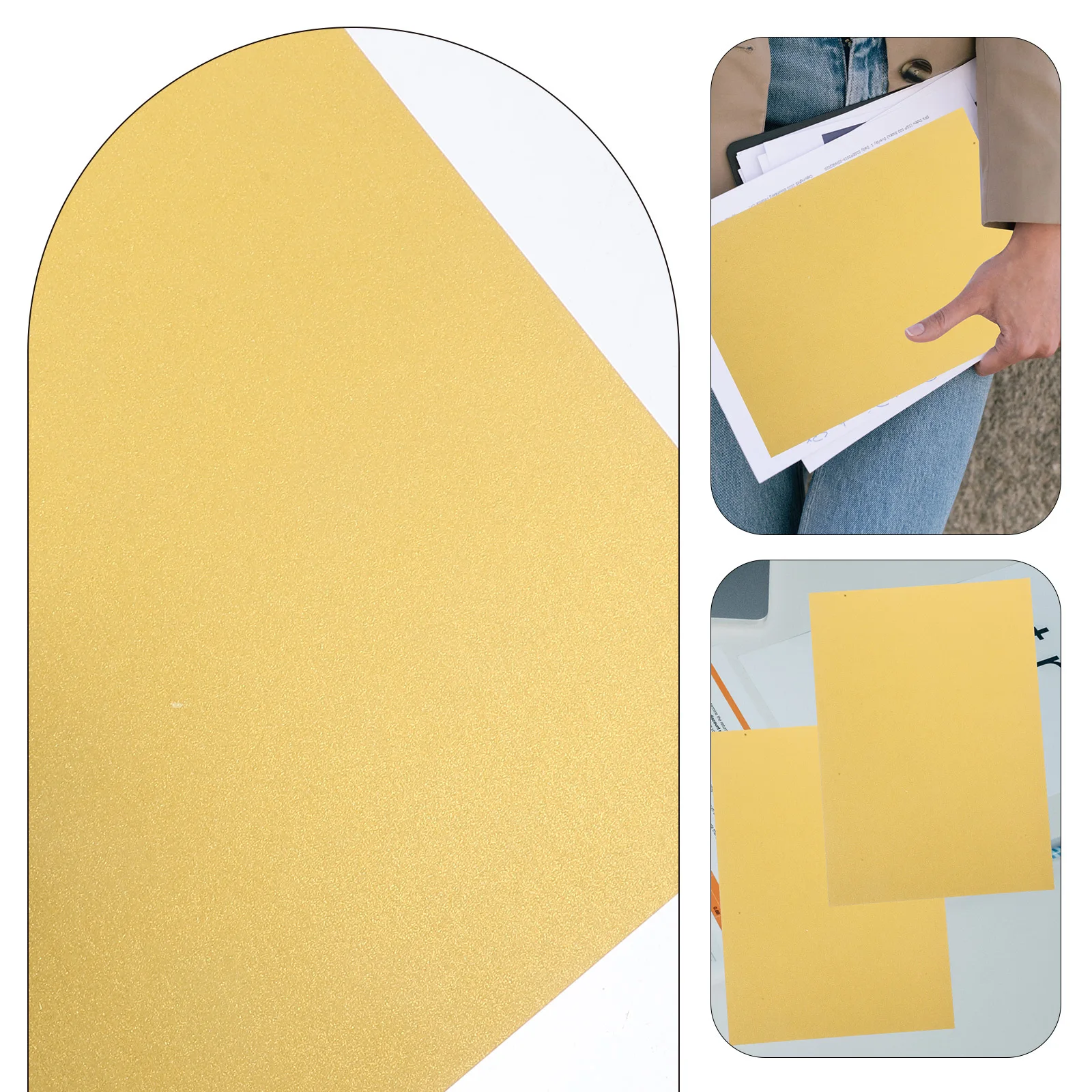 50 Sheets A5 Cardboard Paper Sheet Thick Printable Double Sided For Crafts Printing Multi-Use Diy Gold Construction Writing
50 Sheets A5 Cardboard Paper Sheet Thick Printable Double Sided For Crafts Printing Multi-Use Diy Gold Construction Writing