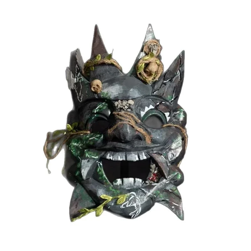 Halloween horror Nuo opera mask Iwaki Sakae cosplay party carnival party dance dress up resin surface
Halloween horror Nuo opera mask Iwaki Sakae cosplay party carnival party dance dress up resin surface