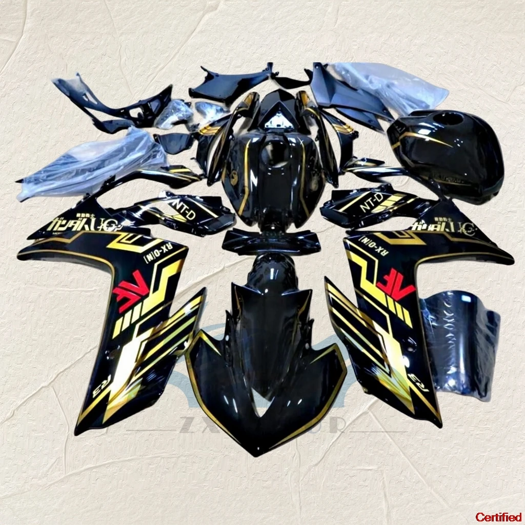 YZFR3 2015-2018 Painted Motorcycle Fairing Set for YAMAHA YZF R3 15 16 17 18 ABS Plastic High Grade Repair All Black
YZFR3 2015-2018 Painted Motorcycle Fairing Set for YAMAHA YZF R3 15 16 17 18 ABS Plastic High Grade Repair All Black