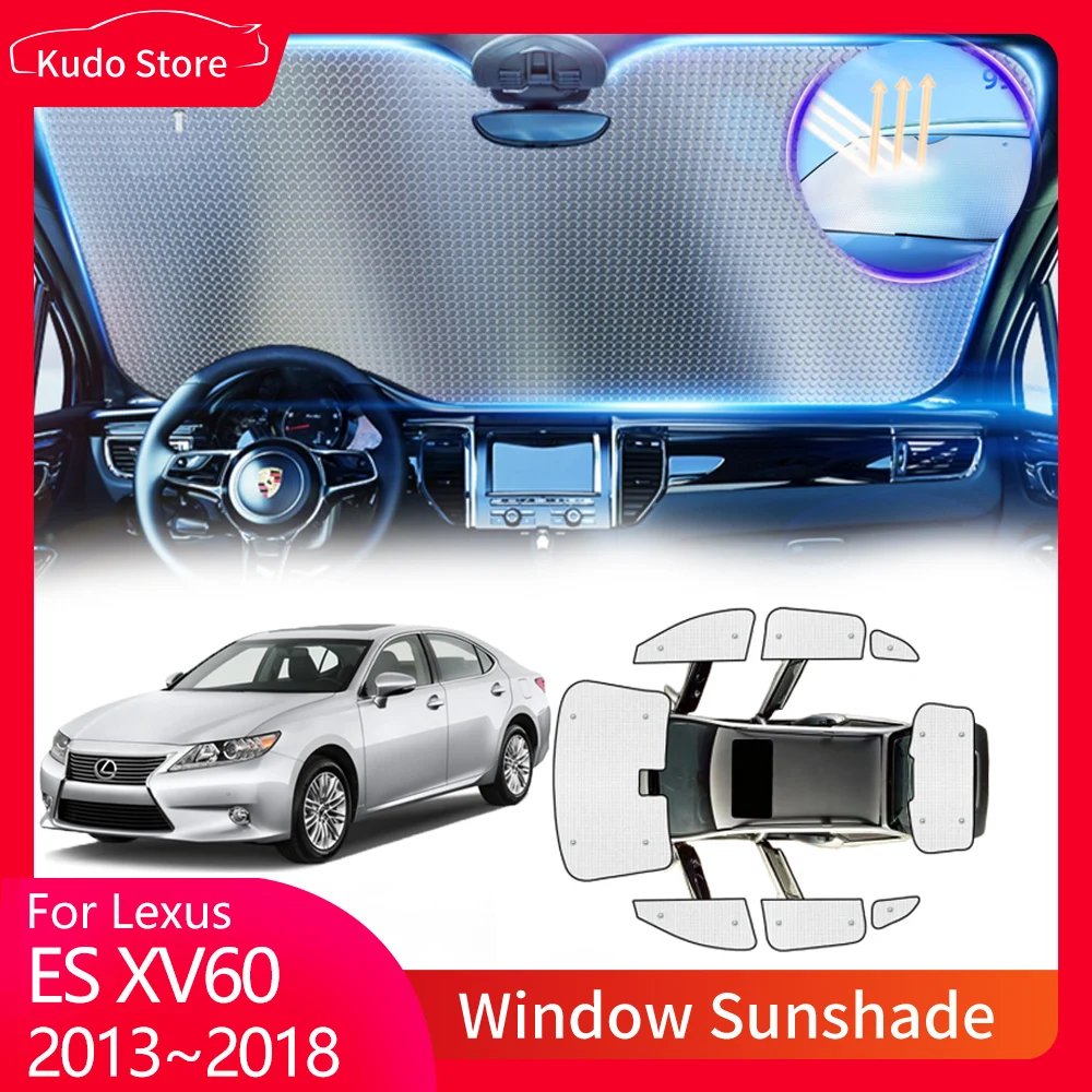 Full Coverage Sunshades for Lexus ES 300h 350 XV60 AVV60 2013~2018 Front Windshield Sun Visor Curtain Rear Window Mat Accessorie
Full Coverage Sunshades for Lexus ES 300h 350 XV60 AVV60 2013~2018 Front Windshield Sun Visor Curtain Rear Window Mat Accessorie