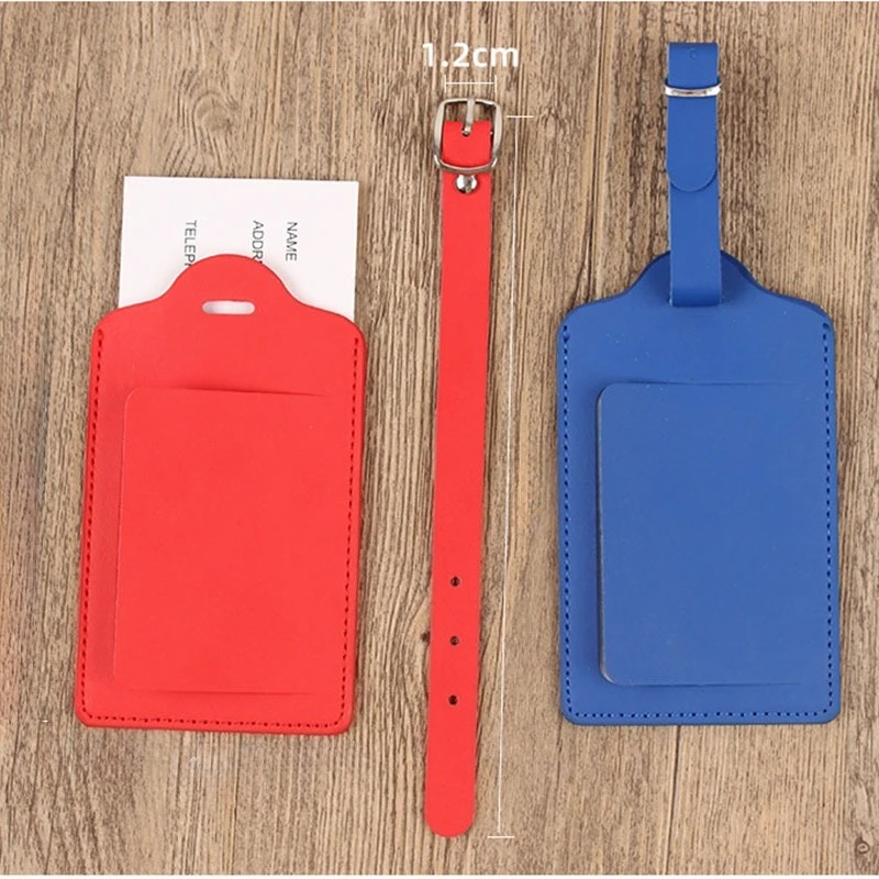 Solid Color PU Leather Luggage Tag for Women Men Creative Fashion Travel Baggage Name Boarding Tag
Solid Color PU Leather Luggage Tag for Women Men Creative Fashion Travel Baggage Name Boarding Tag