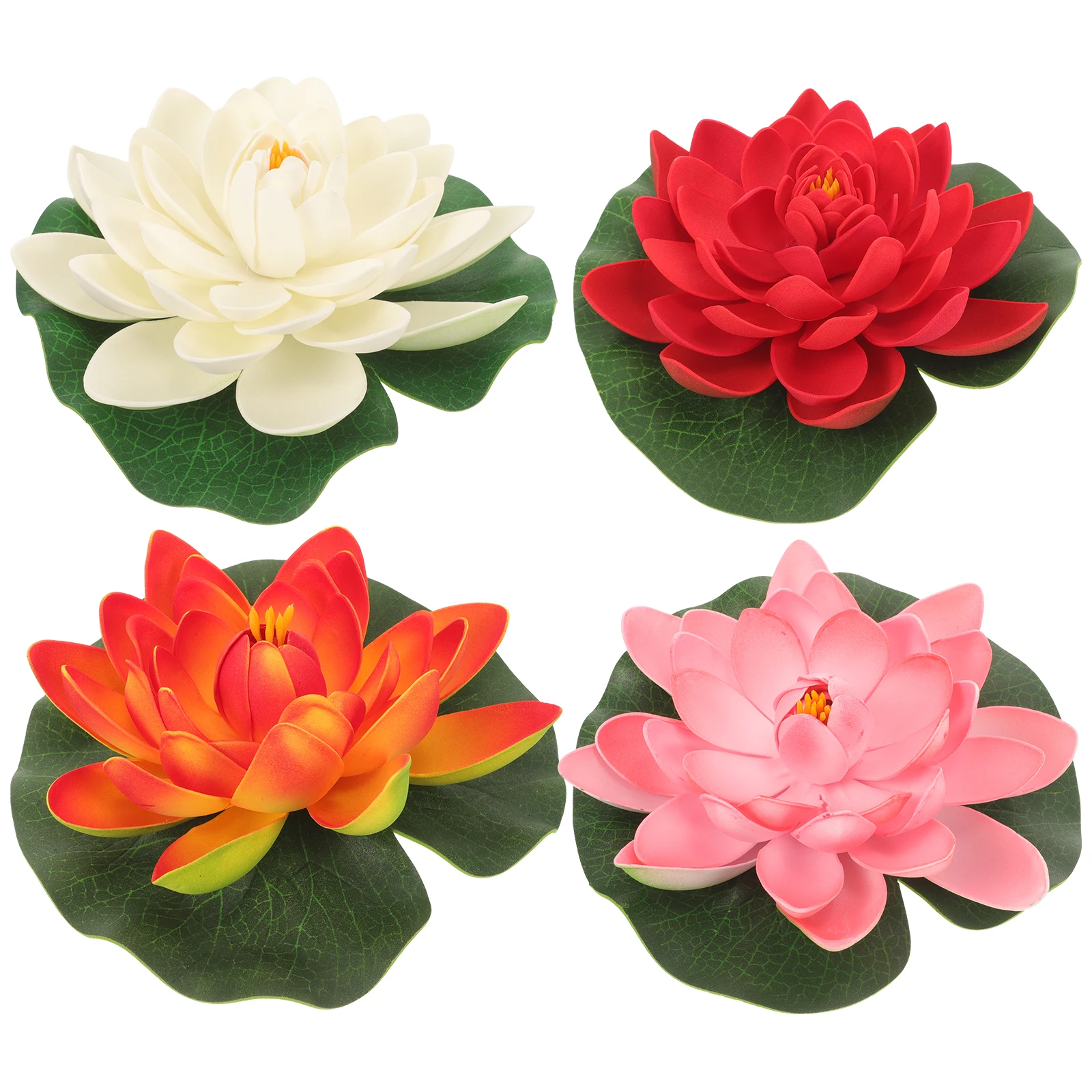 4pcs Artificial Floating Flowers Home Garden Decor Artificial Water Lily Plastic Plants Water LilyArtificialPlant
4pcs Artificial Floating Flowers Home Garden Decor Artificial Water Lily Plastic Plants Water LilyArtificialPlant