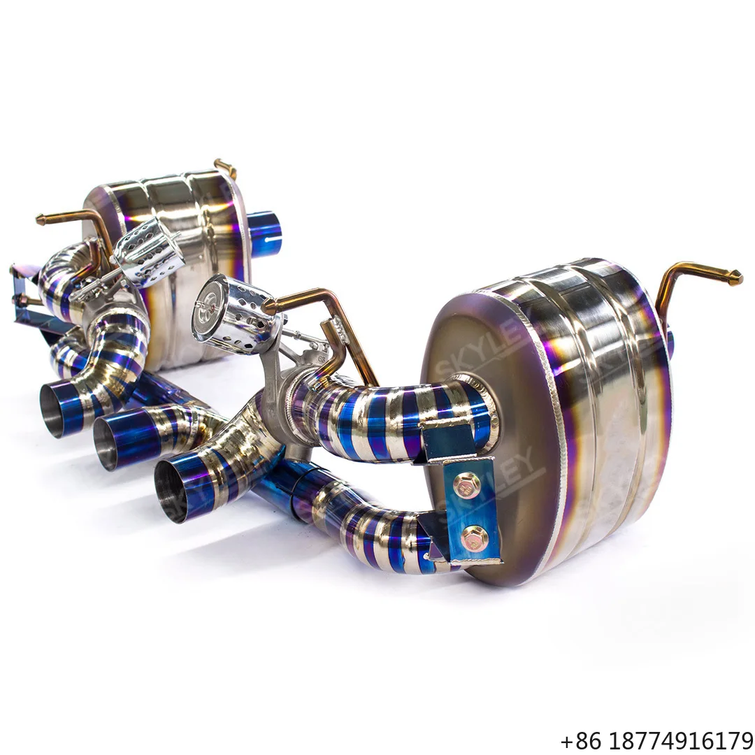 Full Exhaust System for 458 V8 4.5 2013-2016 Engine Titanium Alloy Catback Muffler Exhaust Header Manifold
Full Exhaust System for 458 V8 4.5 2013-2016 Engine Titanium Alloy Catback Muffler Exhaust Header Manifold