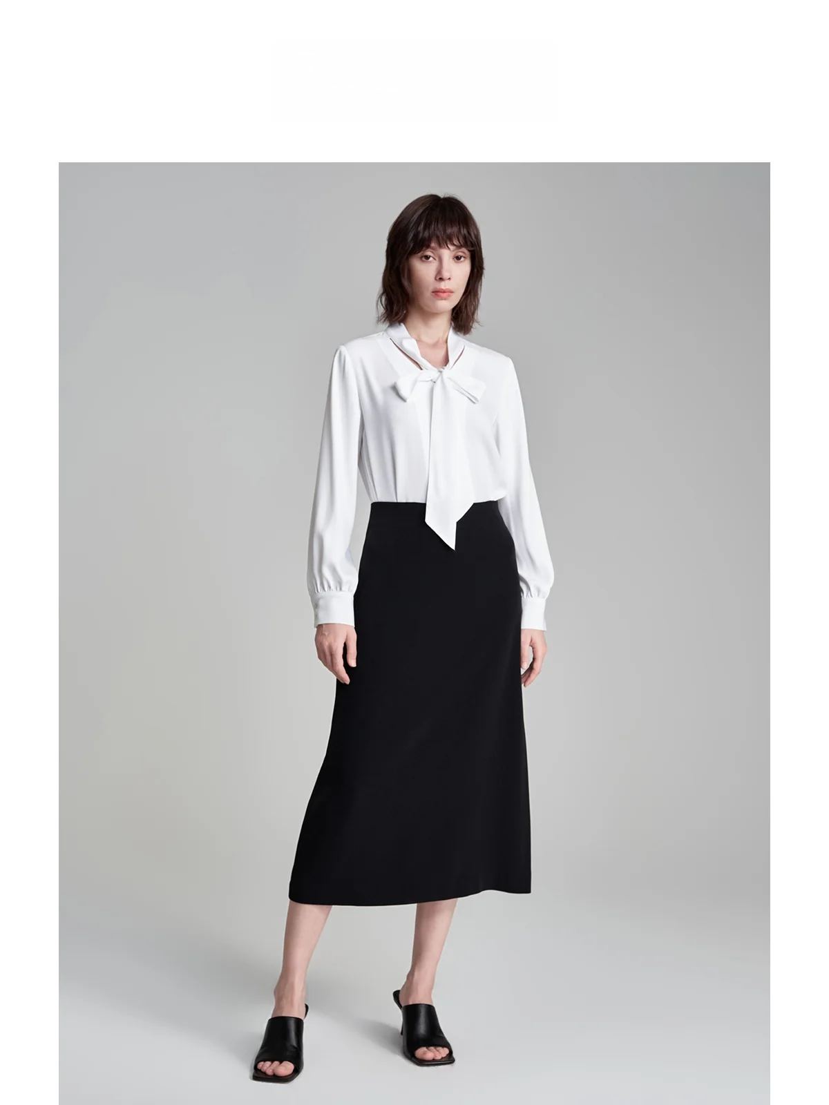 LeLenth White Chiffon Long Sleeve Knot Shirt Women's OL Style Career Interview Formal Outfit Set Polyester Fiber
LeLenth White Chiffon Long Sleeve Knot Shirt Women's OL Style Career Interview Formal Outfit Set Polyester Fiber