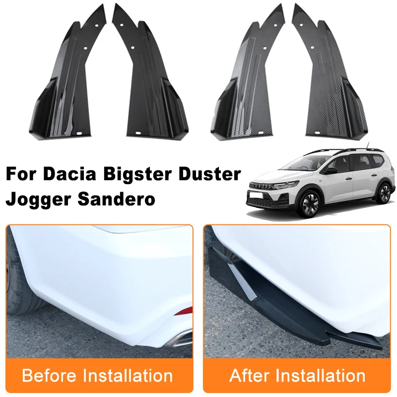 Car Rear Bumper Spoiler Lip Diffuser Side Skirt Splitter Wrap Angle Anti-Crash For Dacia Bigster Duster Jogger Sandero
Car Rear Bumper Spoiler Lip Diffuser Side Skirt Splitter Wrap Angle Anti-Crash For Dacia Bigster Duster Jogger Sandero