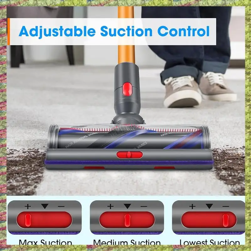 ABKB Anti-Tangle Cleaner Head For Dyson V7 V8 V10 V11 V15 Vacuum Cleaner Spare Parts Efficient Household Cleaning Accessories
ABKB Anti-Tangle Cleaner Head For Dyson V7 V8 V10 V11 V15 Vacuum Cleaner Spare Parts Efficient Household Cleaning Accessories
