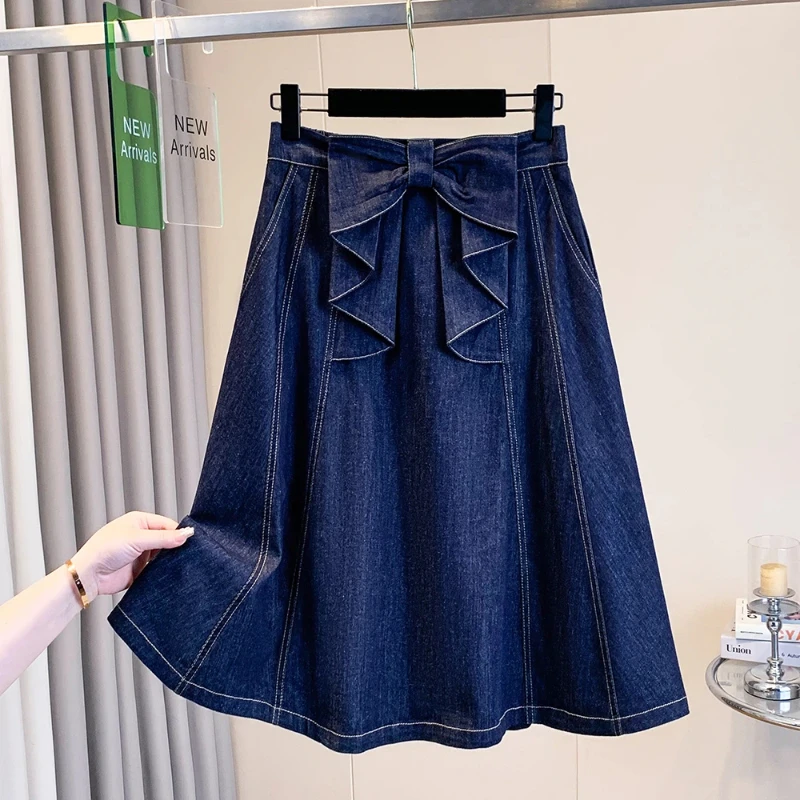Plus Size Women's Clothing for 2026 Summer Loose Thin Elastic Waist Denim Skirts Butterfly Design Style Jeans Skirt Bottom KE301
Plus Size Women's Clothing for 2026 Summer Loose Thin Elastic Waist Denim Skirts Butterfly Design Style Jeans Skirt Bottom KE301