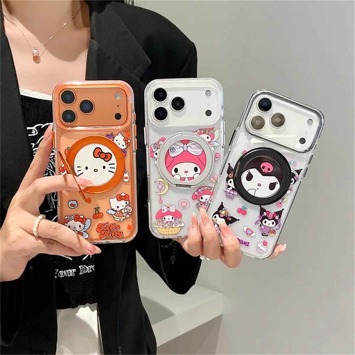 Kawaii Cartoon Sanrio Magnetic Phone Case For iPhone 17 Pro 16 14 15 Pro Max Cover with Stand Cute Kulomi Hellokitty Cases
Kawaii Cartoon Sanrio Magnetic Phone Case For iPhone 17 Pro 16 14 15 Pro Max Cover with Stand Cute Kulomi Hellokitty Cases