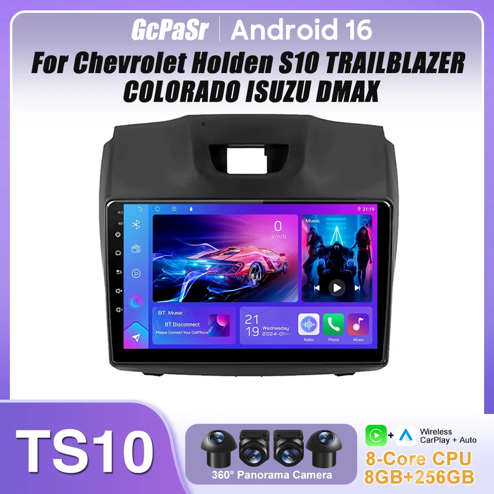 For Chevrolet Holden S10 TRAILBLAZER COLORADO ISUZU DMAX Car Radio Carplay GPS Navigation Stereo Android Auto Screen 4G No 2din
For Chevrolet Holden S10 TRAILBLAZER COLORADO ISUZU DMAX Car Radio Carplay GPS Navigation Stereo Android Auto Screen 4G No 2din