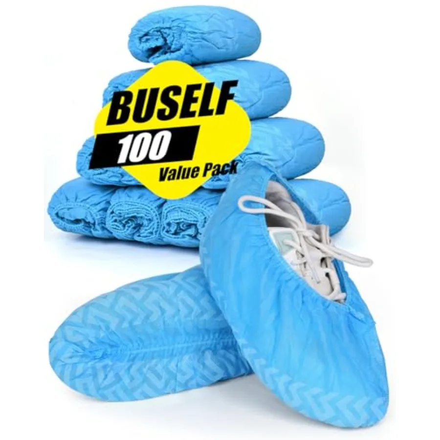 Buself X-Large 100 Count Shoe Covers Disposable Non-Slip, Premium Cloth Boot Covers, Slip-resistant, Durable, Breathable, Non-t
Buself X-Large 100 Count Shoe Covers Disposable Non-Slip, Premium Cloth Boot Covers, Slip-resistant, Durable, Breathable, Non-t