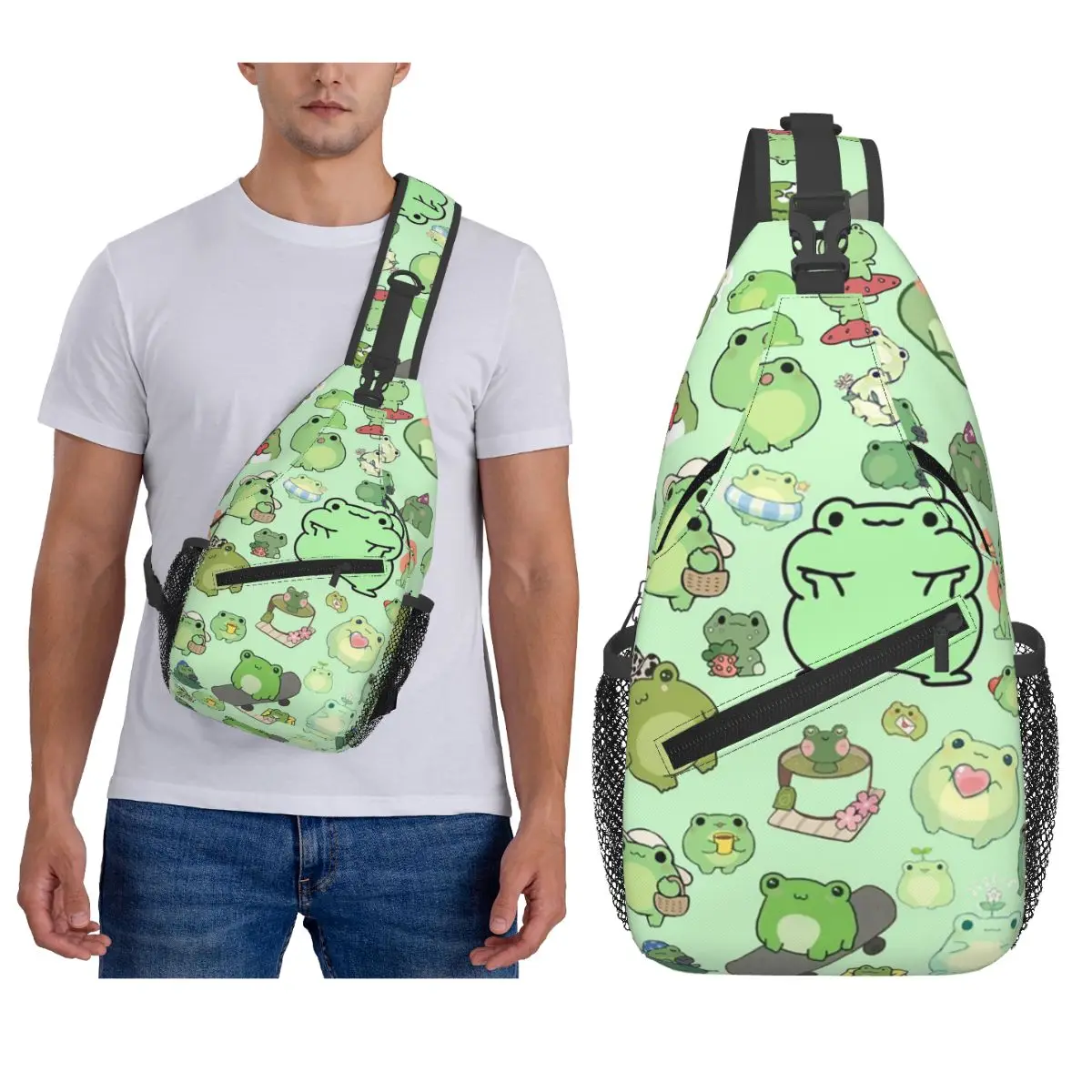 Милая нагрудная сумка с лягушкой, мужской рюкзак через плечо, нагрудная сумка, дорожный походный рюкзак, сумка на плечо
Милая нагрудная сумка с лягушкой, мужской рюкзак через плечо, нагрудная сумка, дорожный походный рюкзак, сумка на плечо