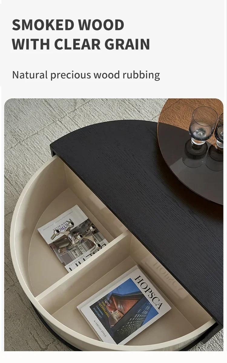 Solid Wood Room Center Table Clear Texture For Living Room Rotating Storage Space Round Side Tables Furniture Home Furniture
Solid Wood Room Center Table Clear Texture For Living Room Rotating Storage Space Round Side Tables Furniture Home Furniture