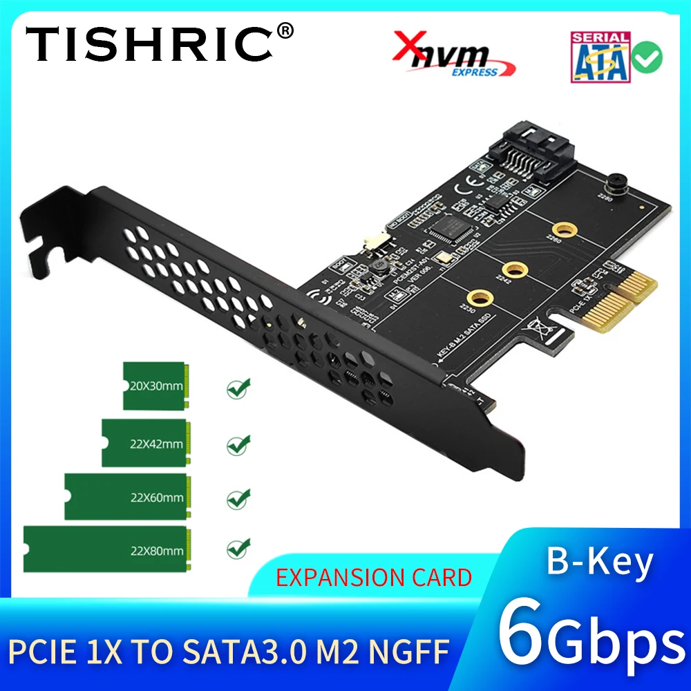 Плата расширения TISHRIC PCIE 1X к SATA3.0 M2 NGFF, PCI Express 1X 16X, слот 6 Гбит/с, стандартный интерфейс SATA для Windows 7/8/10/11
Плата расширения TISHRIC PCIE 1X к SATA3.0 M2 NGFF, PCI Express 1X 16X, слот 6 Гбит/с, стандартный интерфейс SATA для Windows 7/8/10/11