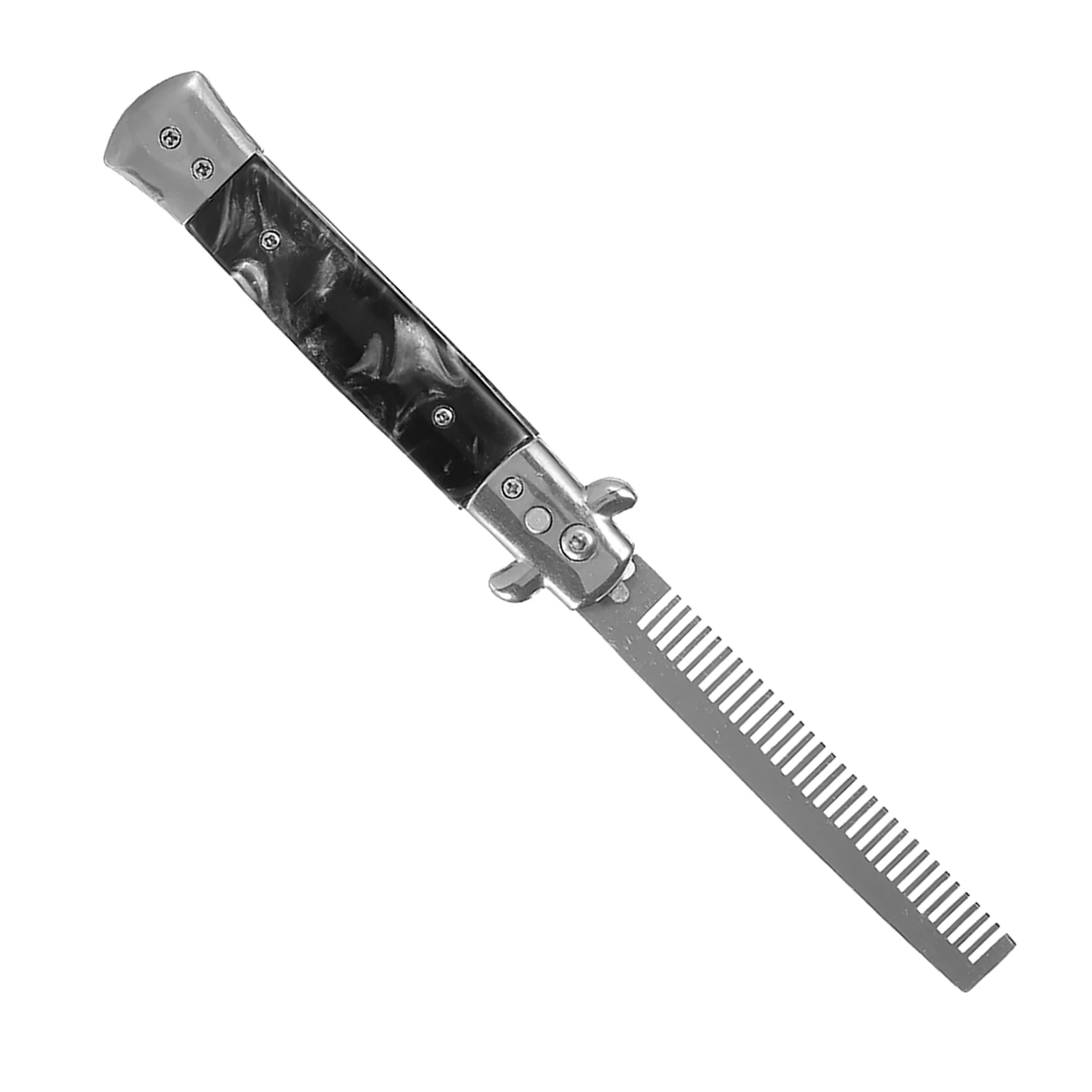 Новая пружинная карманная расческа для волос с переключателем из нержавеющей стали, складная щетка для укладки волос
Новая пружинная карманная расческа для волос с переключателем из нержавеющей стали, складная щетка для укладки волос