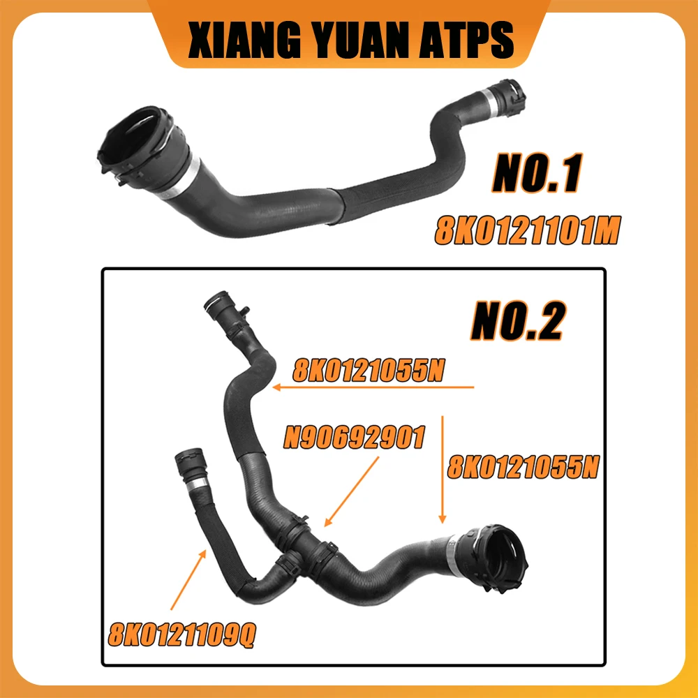 8K0121101M 8K0121055N 8K0121051C 8K0121109Q Upper Lower Engine Radiator Coolant Hose Cooling Pipe For A4 S4 B8 A5 S5 1.8 2.0
8K0121101M 8K0121055N 8K0121051C 8K0121109Q Upper Lower Engine Radiator Coolant Hose Cooling Pipe For A4 S4 B8 A5 S5 1.8 2.0