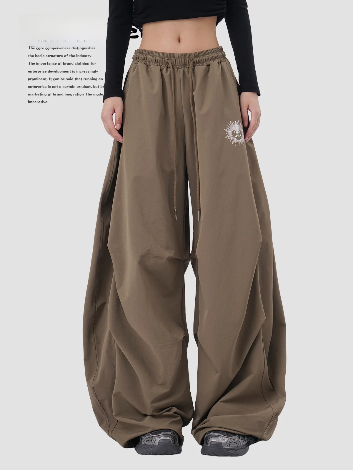 Loose Women's Jazz Dance Sports Pants American Lazy Relaxing Drapey Knife Pants Military Green Workwear Casual Wide Leg Trousers
Loose Women's Jazz Dance Sports Pants American Lazy Relaxing Drapey Knife Pants Military Green Workwear Casual Wide Leg Trousers