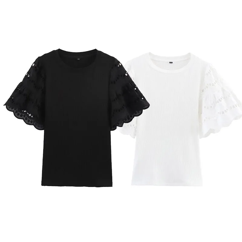 TRAFZR Embroidered Cotton T-shirts Y2k Short Sleeve Women T-shirt Harajuku High Quality Tee Female Top Stylish Women's Tshirt
TRAFZR Embroidered Cotton T-shirts Y2k Short Sleeve Women T-shirt Harajuku High Quality Tee Female Top Stylish Women's Tshirt