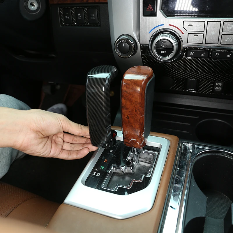For Toyota Tundra/Sequoia 2007-2021 Car Gear Shift Knob Head Cover Trim Sticker ABS carbon fiber texture Interior Accessories
For Toyota Tundra/Sequoia 2007-2021 Car Gear Shift Knob Head Cover Trim Sticker ABS carbon fiber texture Interior Accessories