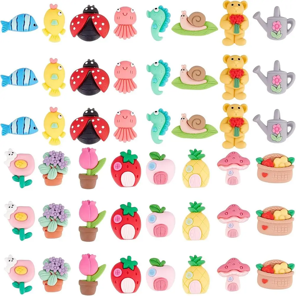 48Pcs 16 Style Resin Cabochons Mixed Shapes Mixed Color 12~28x15~30x6~9mm 3pcs/style
48Pcs 16 Style Resin Cabochons Mixed Shapes Mixed Color 12~28x15~30x6~9mm 3pcs/style
