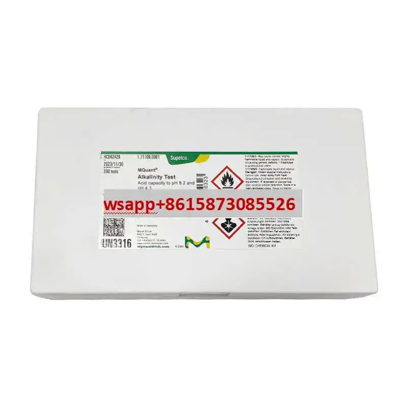 German semi quantitative alkalinity test kit 1.11109 for rapid detection of industrial and domestic aquaculture water quality
German semi quantitative alkalinity test kit 1.11109 for rapid detection of industrial and domestic aquaculture water quality