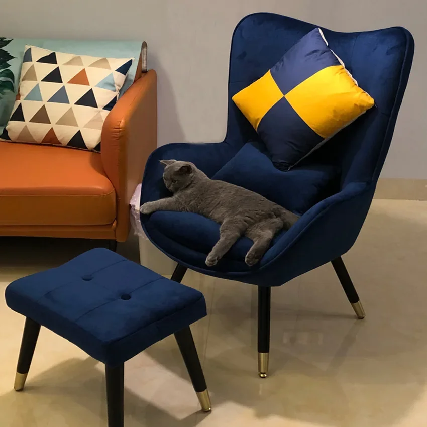 Nordic Single Sofa Chair Simple Lazy Sofa Balcony Leisure Armchair American Cloth Tiger Chair Living Room Chairs Accent Chair
Nordic Single Sofa Chair Simple Lazy Sofa Balcony Leisure Armchair American Cloth Tiger Chair Living Room Chairs Accent Chair