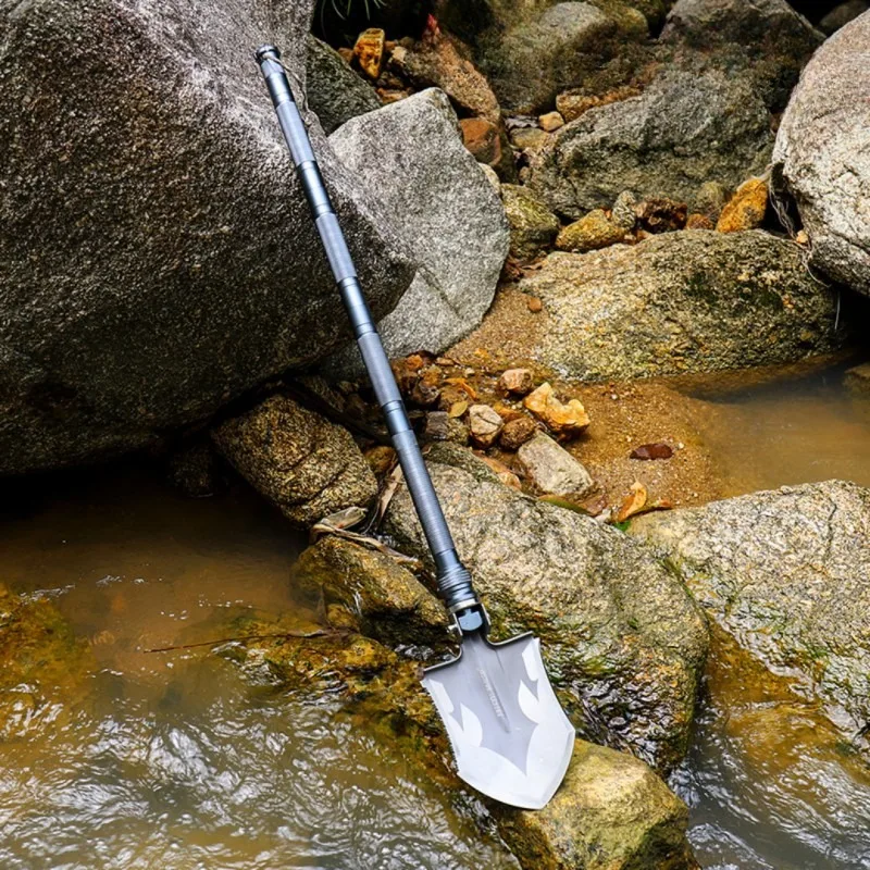 Manganese Steel Large Outdoor Shovel Thickened Multi-functional Folding Camping Shovel Detachable Self-defence Outdoor Supplies
Manganese Steel Large Outdoor Shovel Thickened Multi-functional Folding Camping Shovel Detachable Self-defence Outdoor Supplies