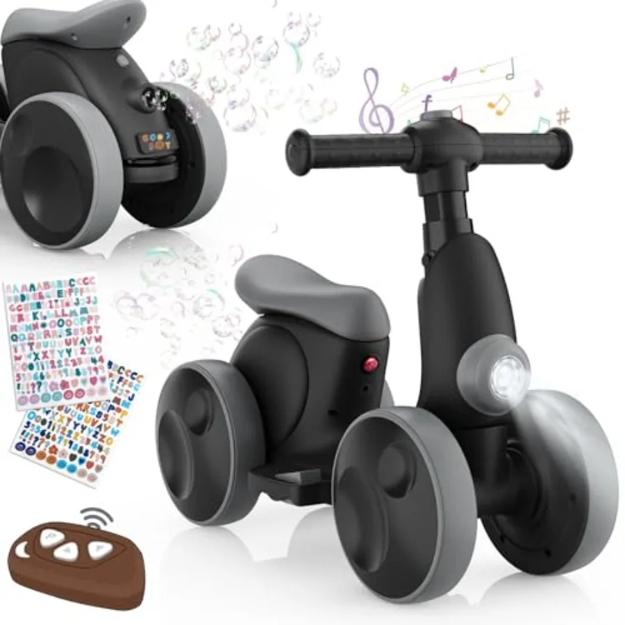 Electric Baby Balance Bike with Bubble Machine for 1 Year Old Boys Girls 4 in 1 Toddler Balance Bike 12-48 Month Bubble Bike Ri
Electric Baby Balance Bike with Bubble Machine for 1 Year Old Boys Girls 4 in 1 Toddler Balance Bike 12-48 Month Bubble Bike Ri