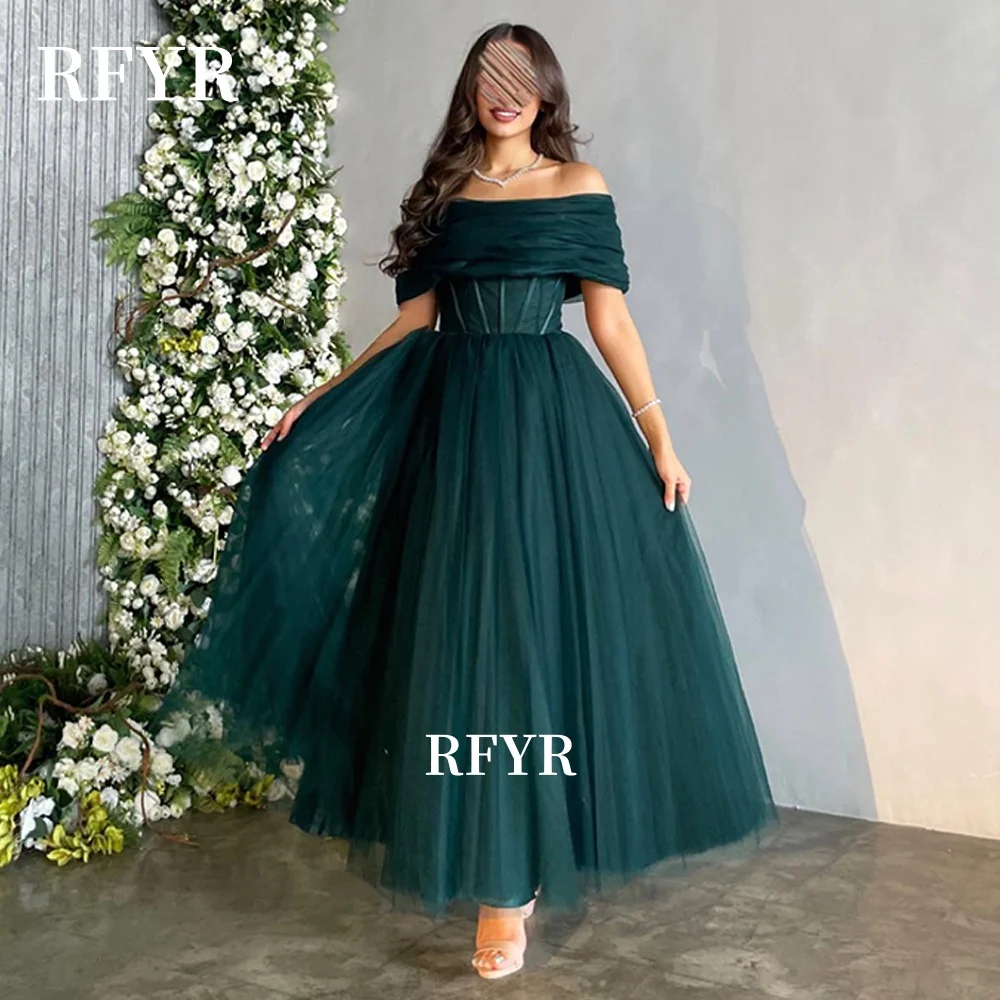 RFYR A Line Evening Dresses Fish Bones Ankle Length Prom Dress Off Shoulder Princess Party Gown فساتين مناسبة رسمية Customized
RFYR A Line Evening Dresses Fish Bones Ankle Length Prom Dress Off Shoulder Princess Party Gown فساتين مناسبة رسمية Customized