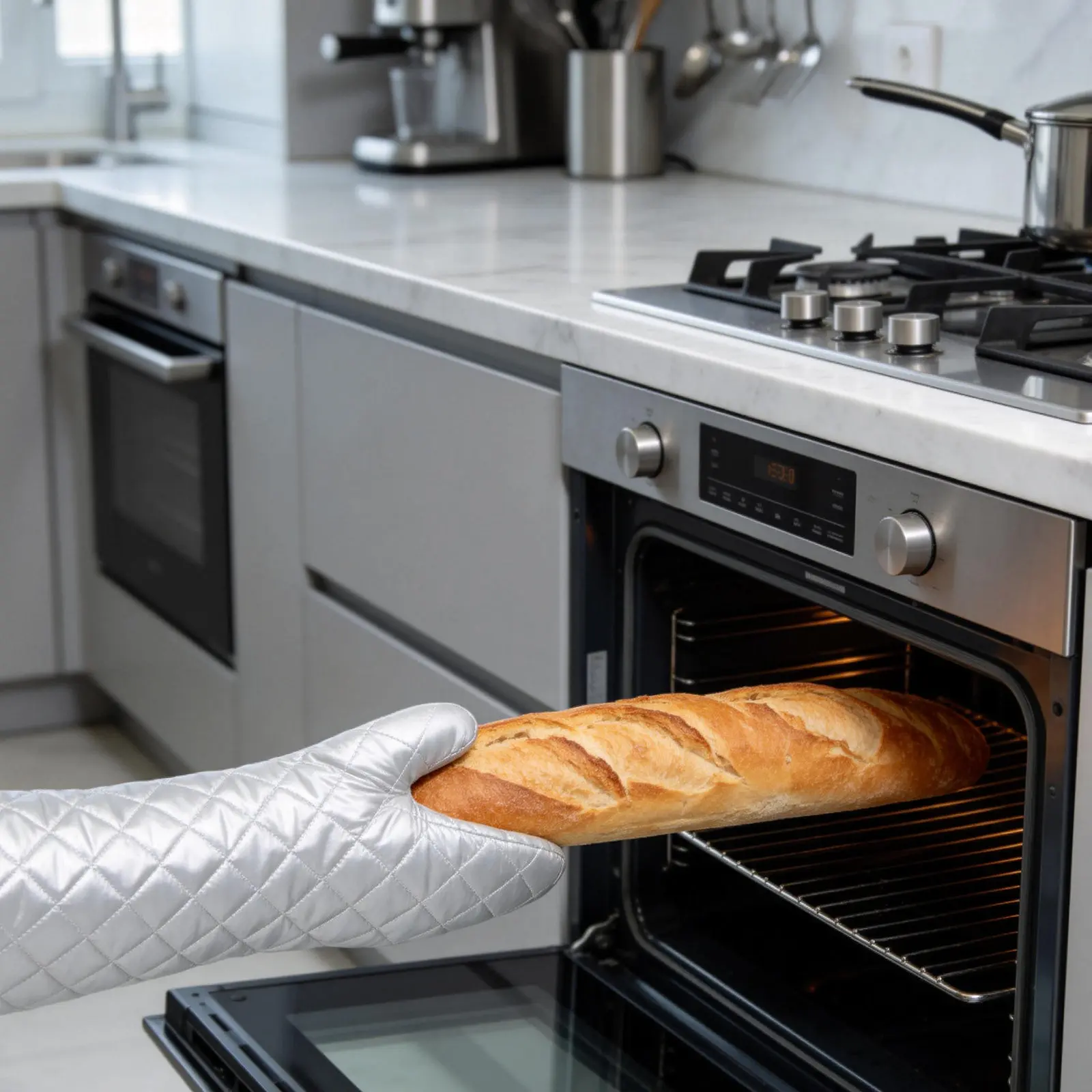 Extra Long 22.8 Inch Heat Resistant Oven Mitts Thick Cotton Insulated Kitchen Gloves for Baking Bbq Stove Grilling Microwave
Extra Long 22.8 Inch Heat Resistant Oven Mitts Thick Cotton Insulated Kitchen Gloves for Baking Bbq Stove Grilling Microwave