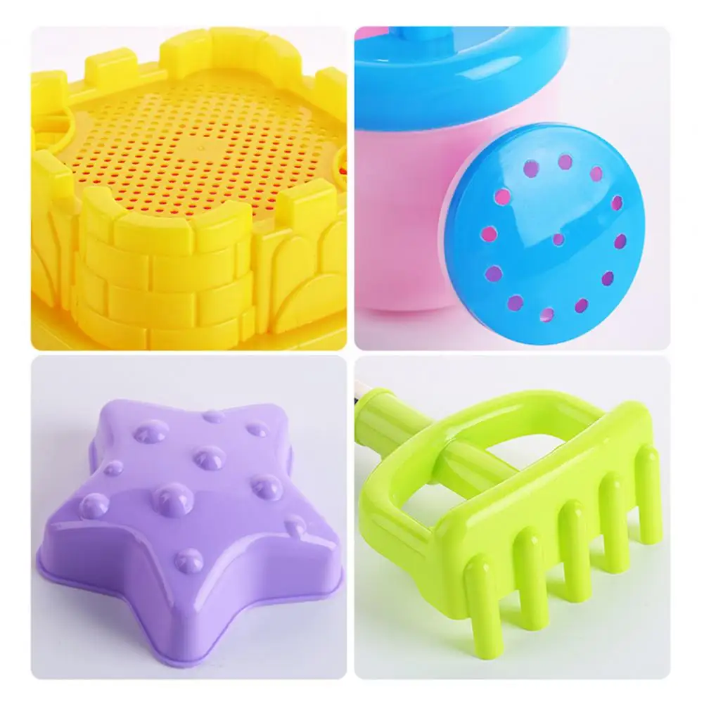 Sand Shovel Toys 6Pcs/Set Useful Comfortable Grip Smooth Baby Sand Toys with Bucket Gift
Sand Shovel Toys 6Pcs/Set Useful Comfortable Grip Smooth Baby Sand Toys with Bucket Gift