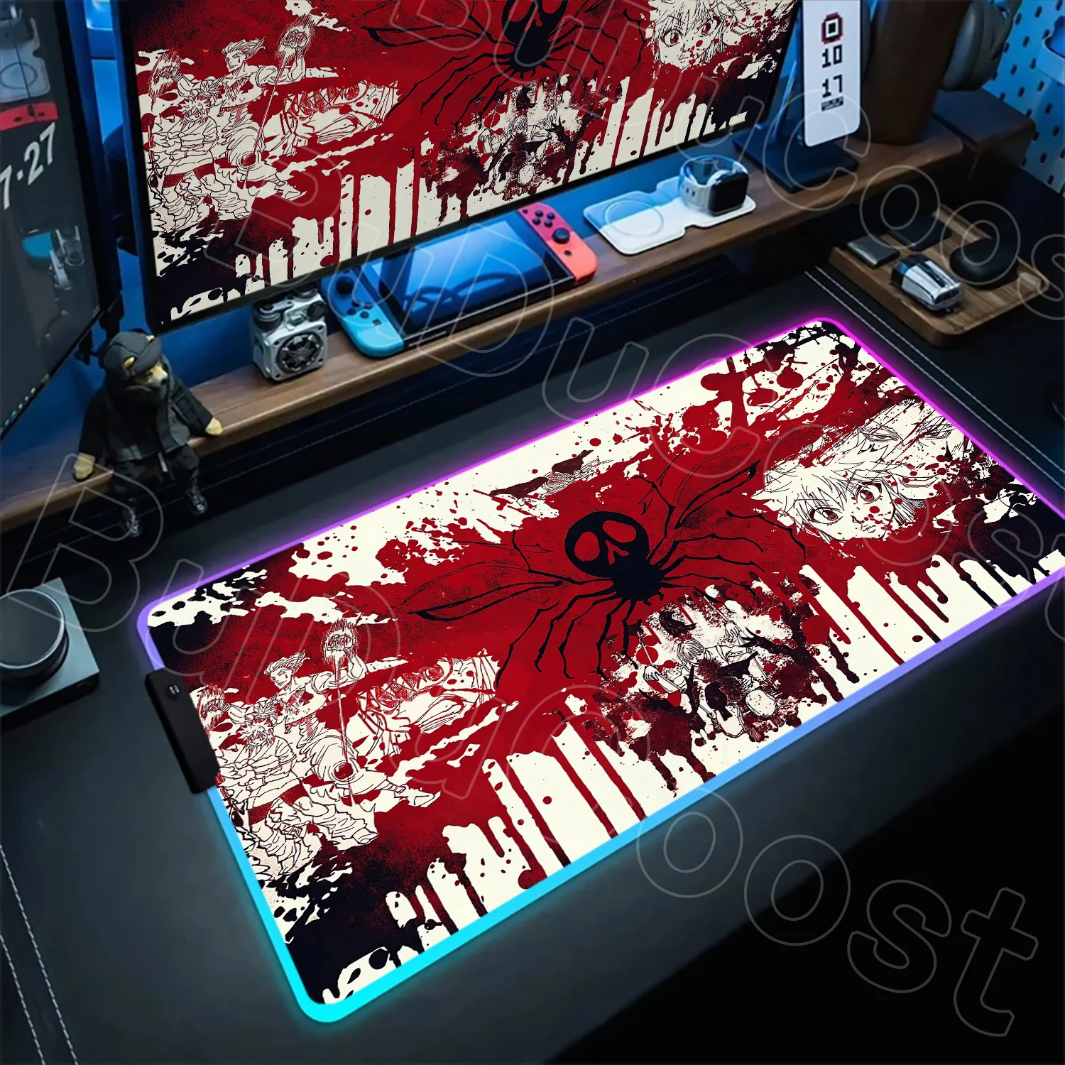 HD Printing Hunter X Hunter RGB Mouse Pad Anime MousePad Large Desk Mat Natural Non-slip Rubber Office Carpet Gamer Accessories
HD Printing Hunter X Hunter RGB Mouse Pad Anime MousePad Large Desk Mat Natural Non-slip Rubber Office Carpet Gamer Accessories
