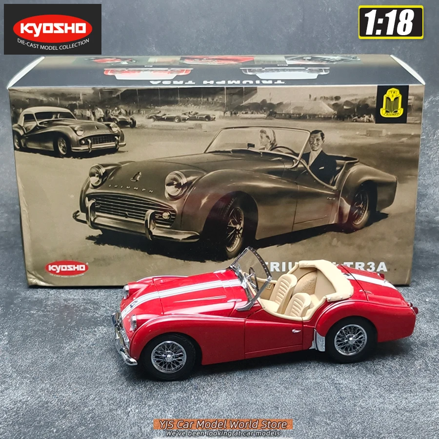 Kyosho diecast model 1:18 Triumph TR3S 1959 LM #27 metal car model ornament Collection Classic car
Kyosho diecast model 1:18 Triumph TR3S 1959 LM #27 metal car model ornament Collection Classic car
