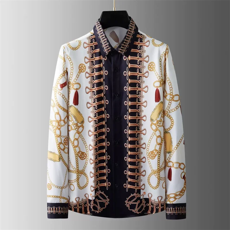 Men's 3D high-definition printed pattern fashion design, outdoor leisure style long-sleeved button-down collar shirt, XS-6 size
Men's 3D high-definition printed pattern fashion design, outdoor leisure style long-sleeved button-down collar shirt, XS-6 size