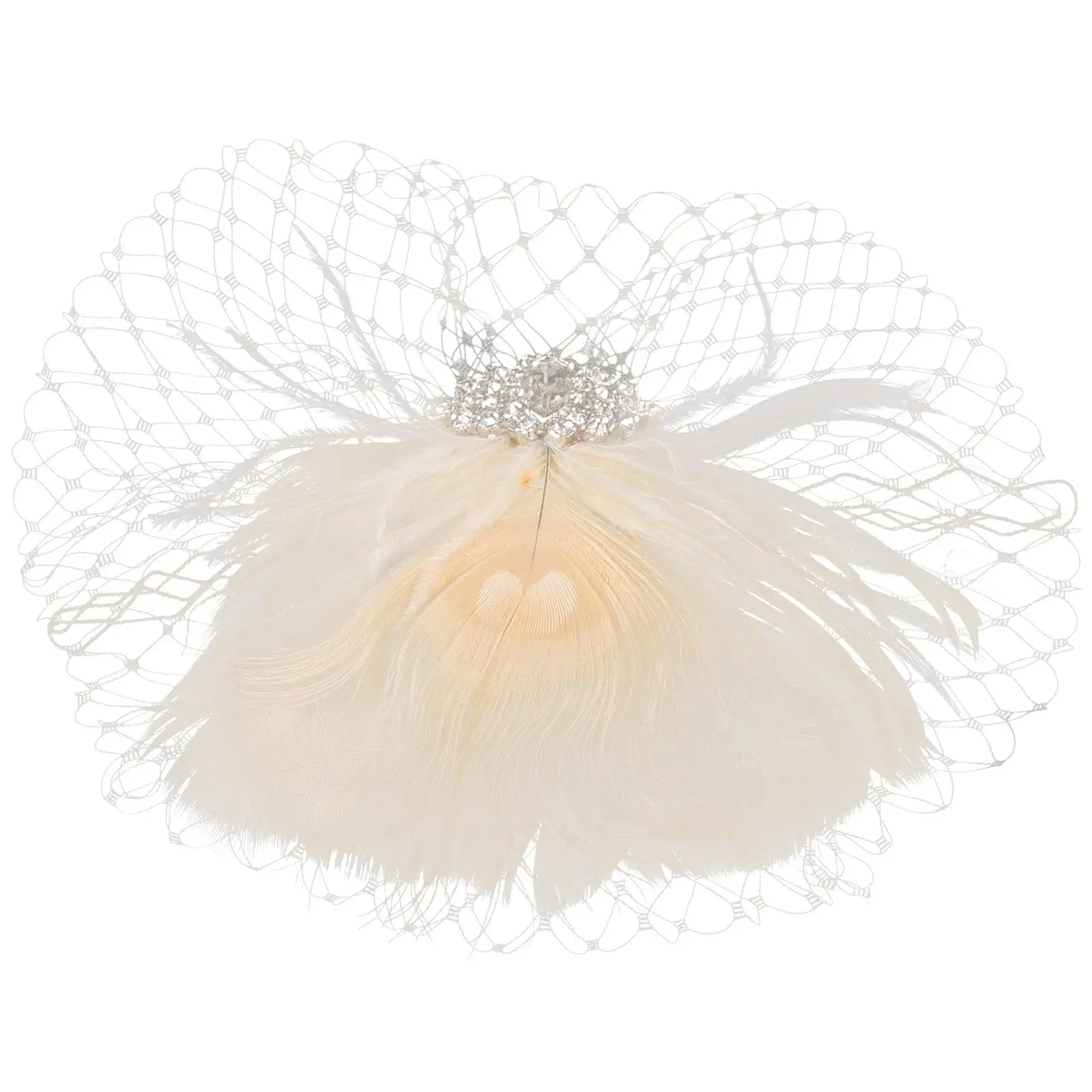 Barrette Hair Clip White Bridal Wedding Party Headpiece Fascinator Mesh Accessory Lightweight Durable Tea Banquet
Barrette Hair Clip White Bridal Wedding Party Headpiece Fascinator Mesh Accessory Lightweight Durable Tea Banquet