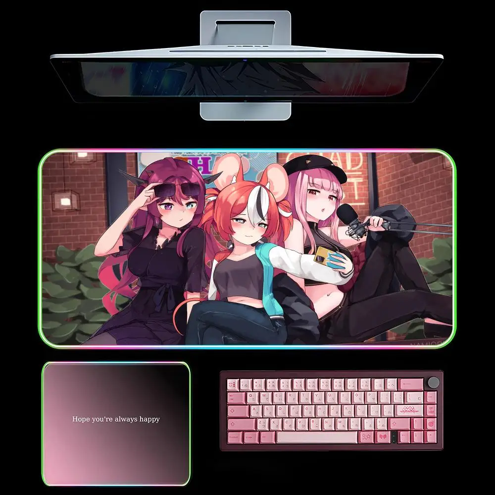 H-Hololive Hakos Baelz Коврик для мыши RGB Игровой коврик для мыши Светодиодный большой игровой коврик для мыши XXL Коврик для клавиатуры Светящийся настольный коврик с подсветкой
H-Hololive Hakos Baelz Коврик для мыши RGB Игровой коврик для мыши Светодиодный большой игровой коврик для мыши XXL Коврик для клавиатуры Светящийся настольный коврик с подсветкой
