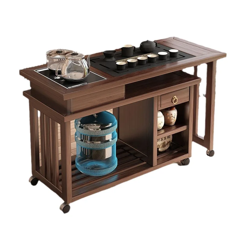 Household mobile rotating tea table, integrated combination of tea table and chairs, tea table and kettle balcony
Household mobile rotating tea table, integrated combination of tea table and chairs, tea table and kettle balcony
