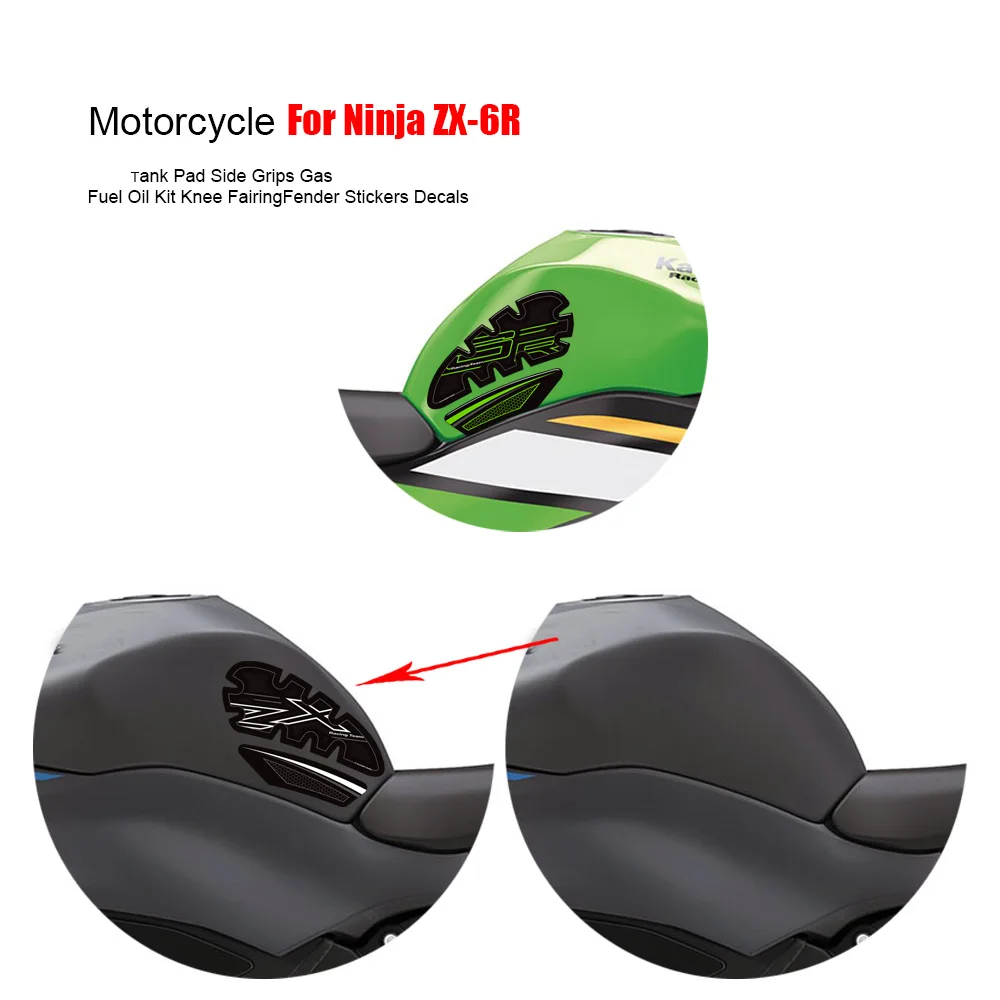 Motorcycle accessoriesFuel Oil Kit Knee Fairing Fender uitable For Ninja ZX-6R ZX6R ZX - 6R Tank Pad Protective Side Sticker
Motorcycle accessoriesFuel Oil Kit Knee Fairing Fender uitable For Ninja ZX-6R ZX6R ZX - 6R Tank Pad Protective Side Sticker