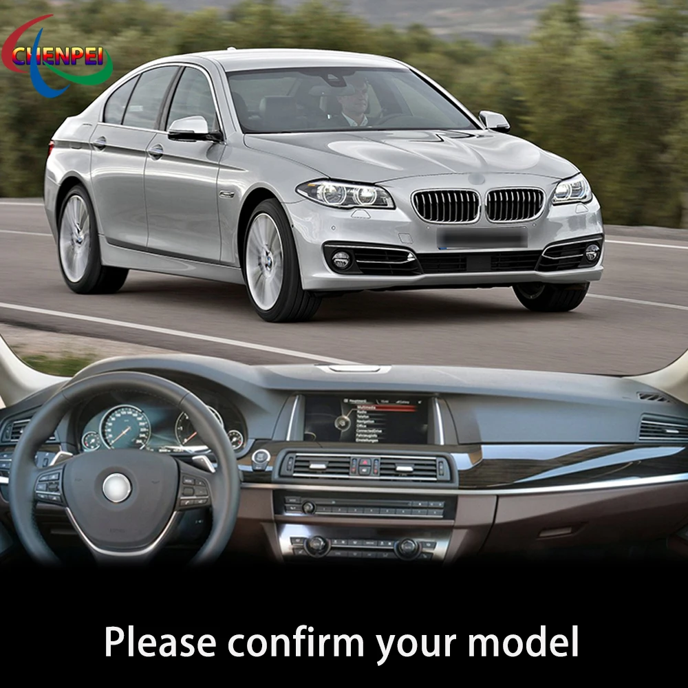 Противоскользящий коврик с защитой от УФ-лучей для BMW 5 Series F10 2010-2016, чехол для приборной панели, защитная накладка от солнца, автомобильные аксессуары
Противоскользящий коврик с защитой от УФ-лучей для BMW 5 Series F10 2010-2016, чехол для приборной панели, защитная накладка от солнца, автомобильные аксессуары