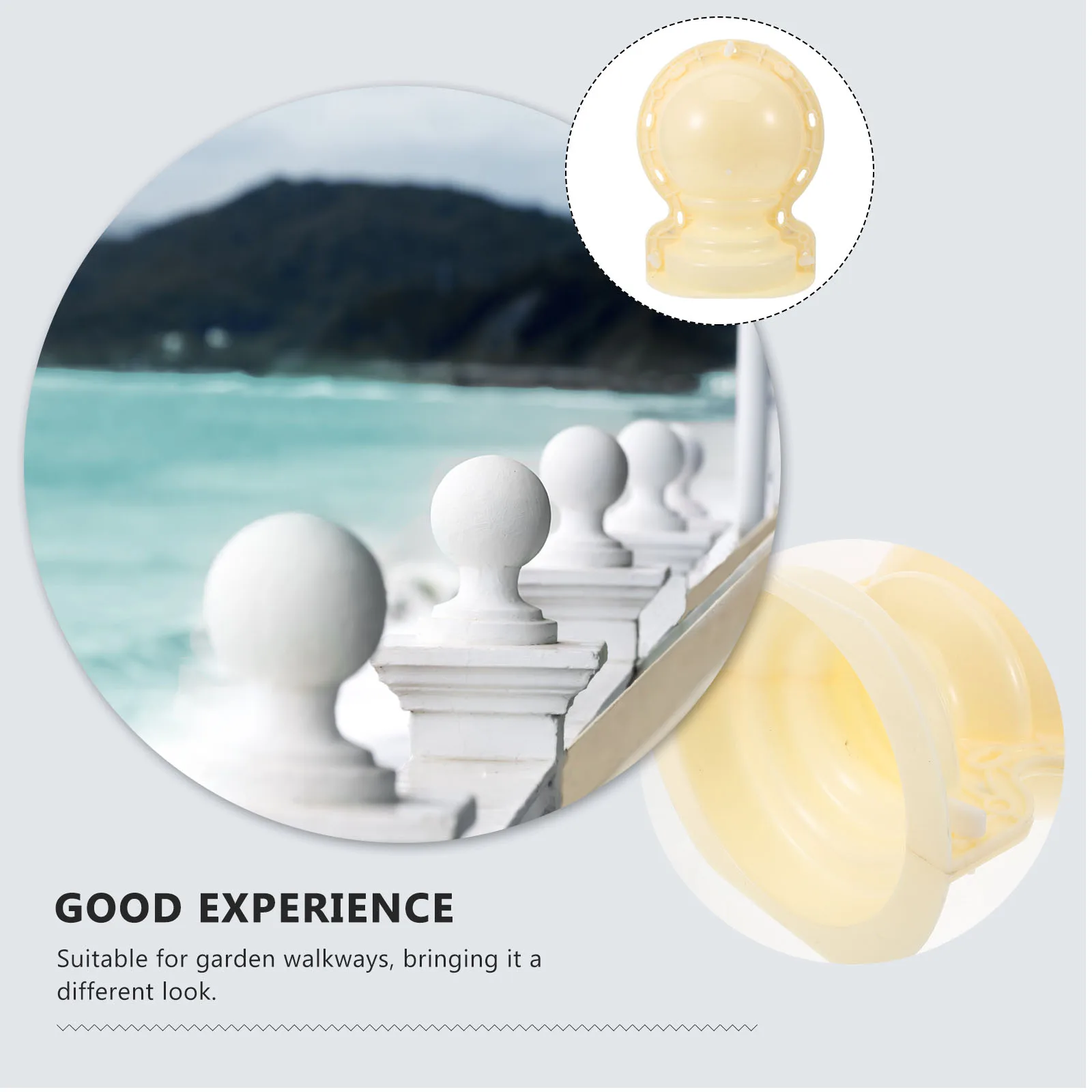 Feng Shui Ball Mold Balcony Guardrail Decoration Roman Column Mould Diy Concrete Balustrade Fence Decorative Molding Craft
Feng Shui Ball Mold Balcony Guardrail Decoration Roman Column Mould Diy Concrete Balustrade Fence Decorative Molding Craft