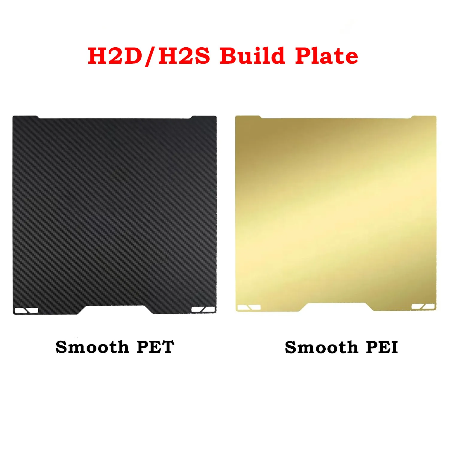 H2D H2S Build Plate Smooth PEI PET Sheet for Bambu Lab H2S 3D Printer 355x346mm Double Side Magnetic Flexible Spring Steel Bed
H2D H2S Build Plate Smooth PEI PET Sheet for Bambu Lab H2S 3D Printer 355x346mm Double Side Magnetic Flexible Spring Steel Bed