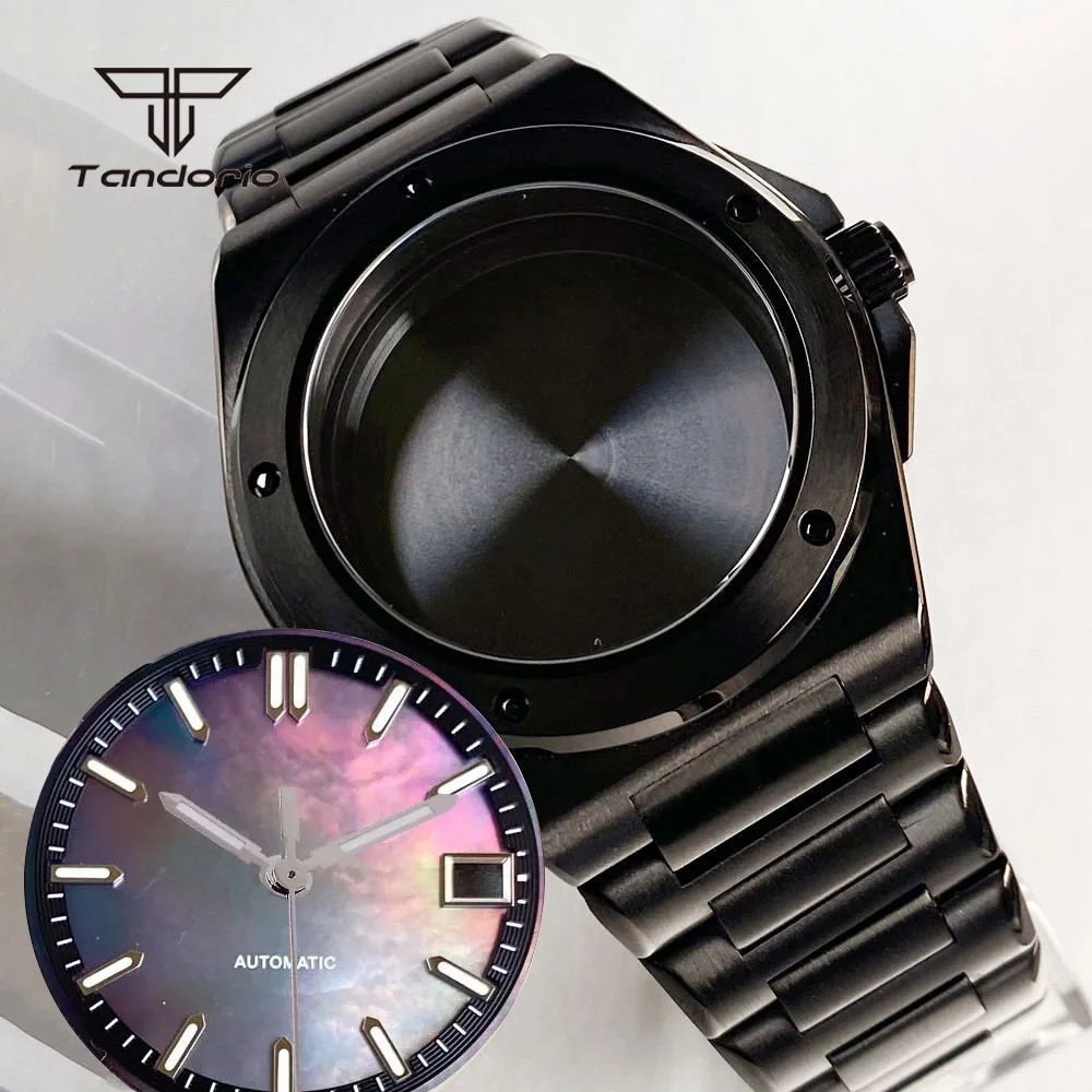 Черный сапфировый корпус для часов с PVD-покрытием 40 мм + ремешок + циферблат, твердая/прозрачная задняя часть, 20 АТМ для инженерного стиля, модные детали, подходят для NH35 ETA2824 PT5000
Черный сапфировый корпус для часов с PVD-покрытием 40 мм + ремешок + циферблат, твердая/прозрачная задняя часть, 20 АТМ для инженерного стиля, модные детали, подходят для NH35 ETA2824 PT5000