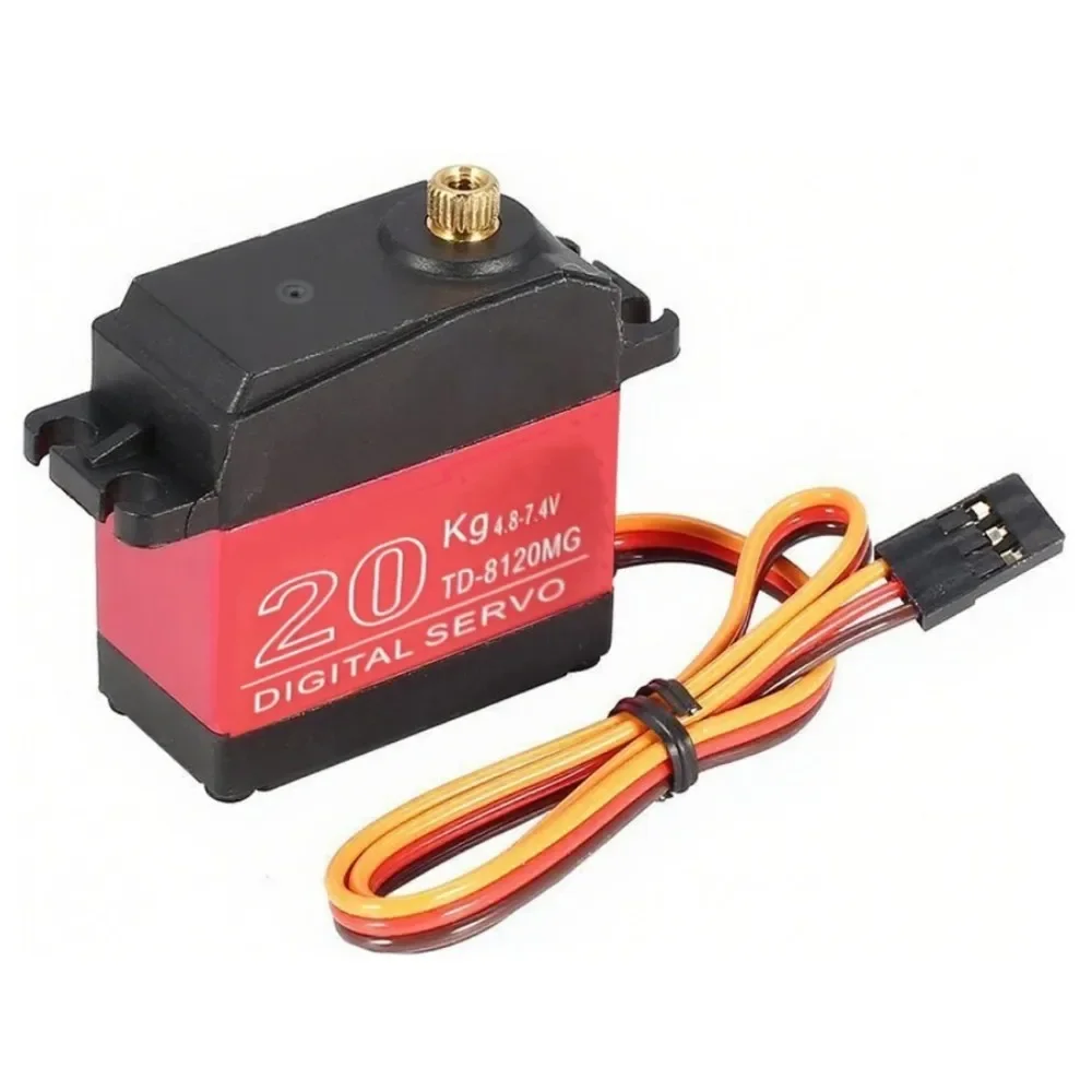20KG Digital Servo DS3218MG High Torque 180 Degree Metal Gear 4.8-7.4V for RC Model /Robot
20KG Digital Servo DS3218MG High Torque 180 Degree Metal Gear 4.8-7.4V for RC Model /Robot
