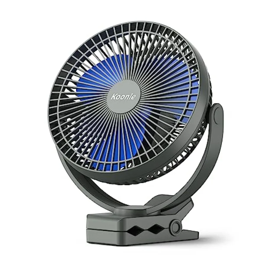 10000mAh Rechargeable Portable 8-Inch Clip-on Fan USB Car Fan 4 Speeds Sturdy Clamp for Office Desk Golf Cart Stroller Outdoor
10000mAh Rechargeable Portable 8-Inch Clip-on Fan USB Car Fan 4 Speeds Sturdy Clamp for Office Desk Golf Cart Stroller Outdoor