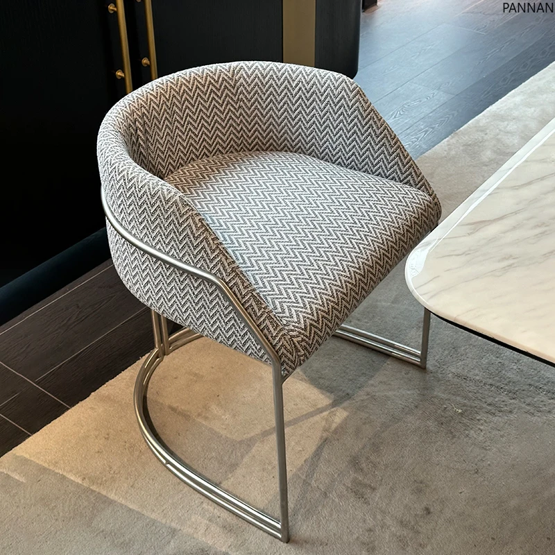 Minimalist Dining Chair Modern Minimalist Home Stainless Steel Restaurant Reception Chair
Minimalist Dining Chair Modern Minimalist Home Stainless Steel Restaurant Reception Chair