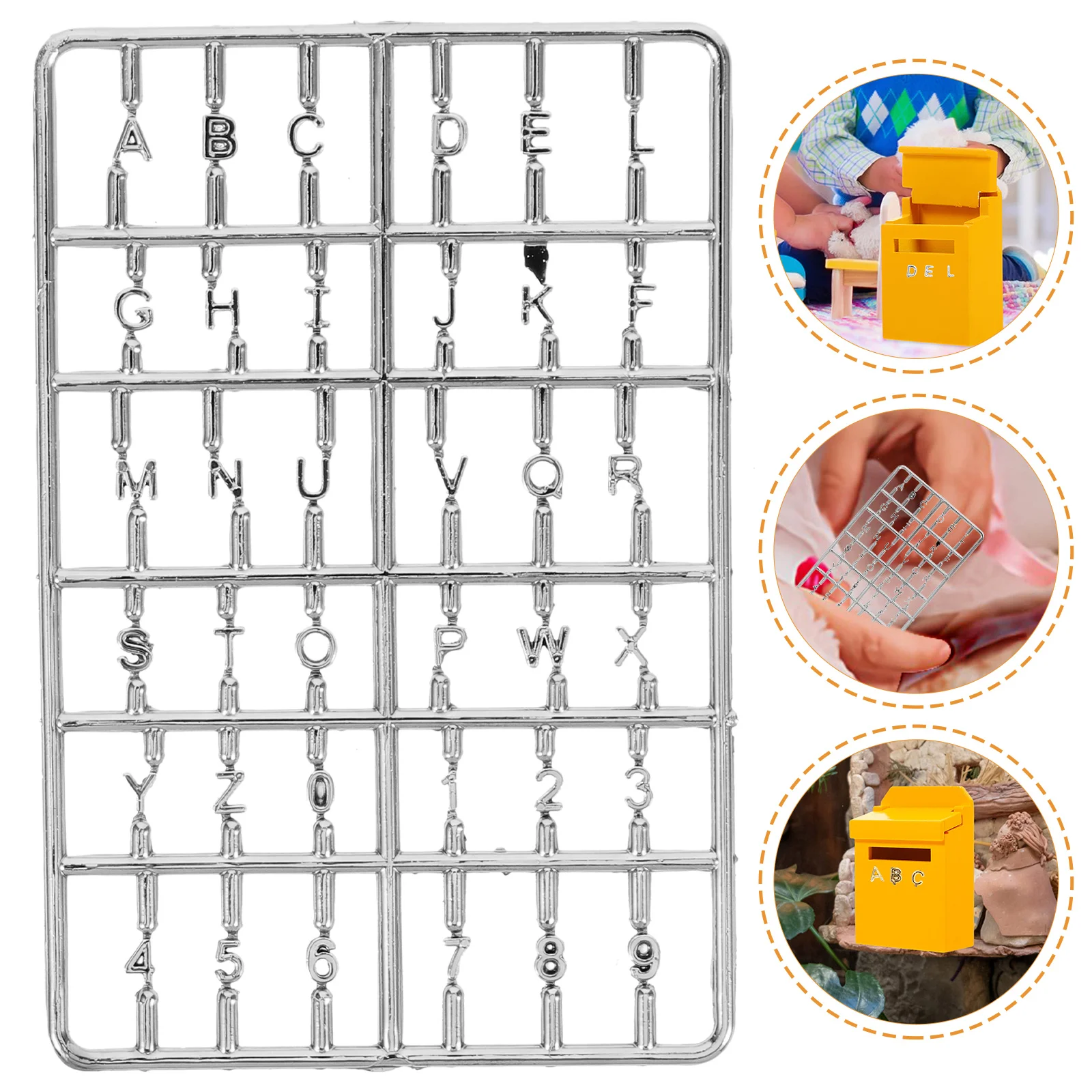 Alphanumeric Miniature Items Tiny House Door Accessories Letter Number Decorative Plastic Homes
Alphanumeric Miniature Items Tiny House Door Accessories Letter Number Decorative Plastic Homes