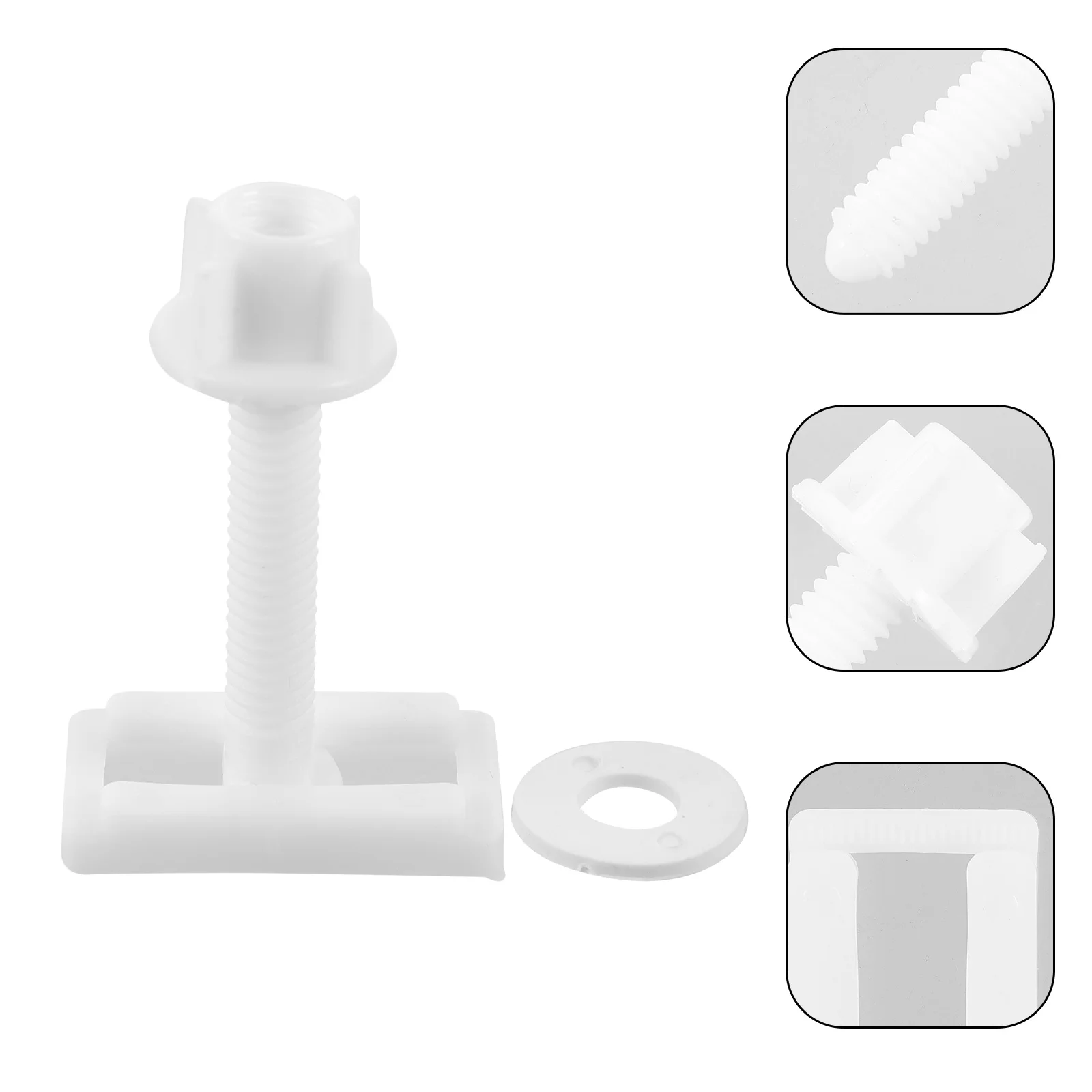 2 комплекта пластиковых винтов для сиденья унитаза, комплект крепежных болтов, стопорные болты, сиденья, универсальные для
2 комплекта пластиковых винтов для сиденья унитаза, комплект крепежных болтов, стопорные болты, сиденья, универсальные для